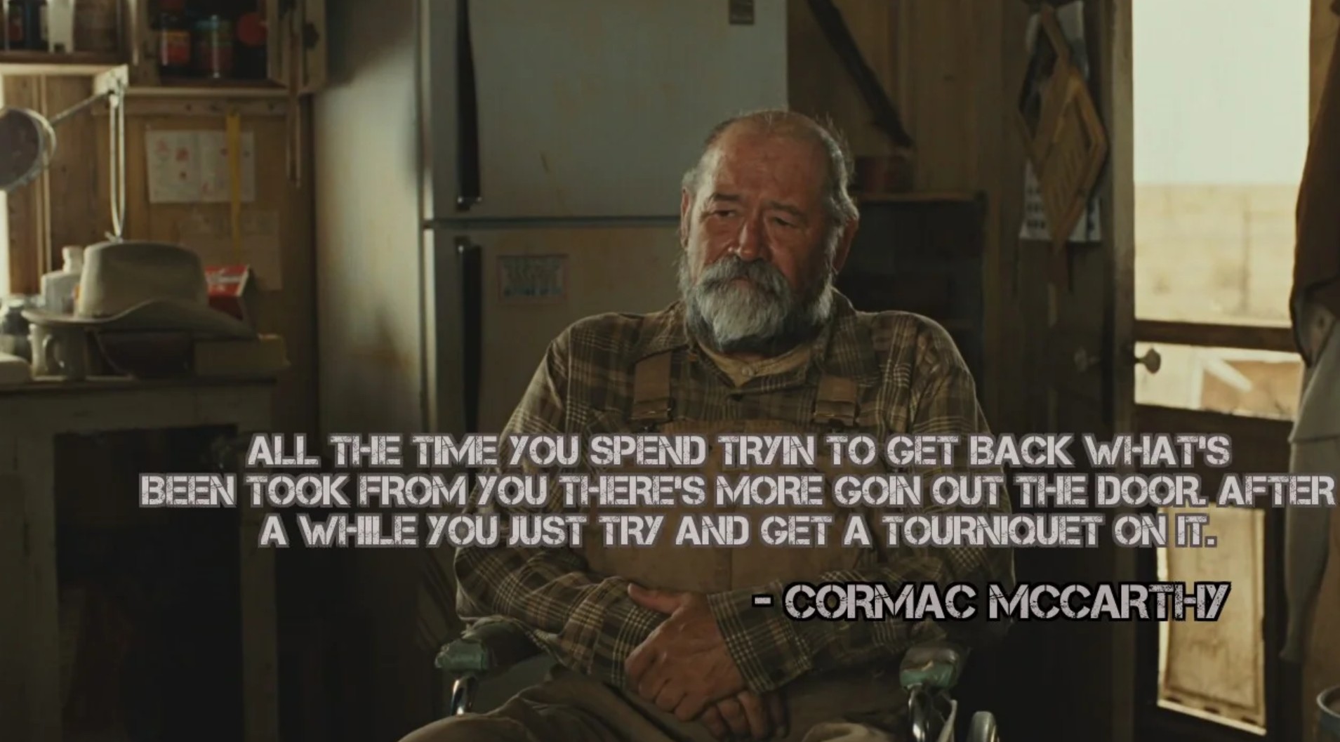 Cormac McCarthy quote on the futility of failed rules